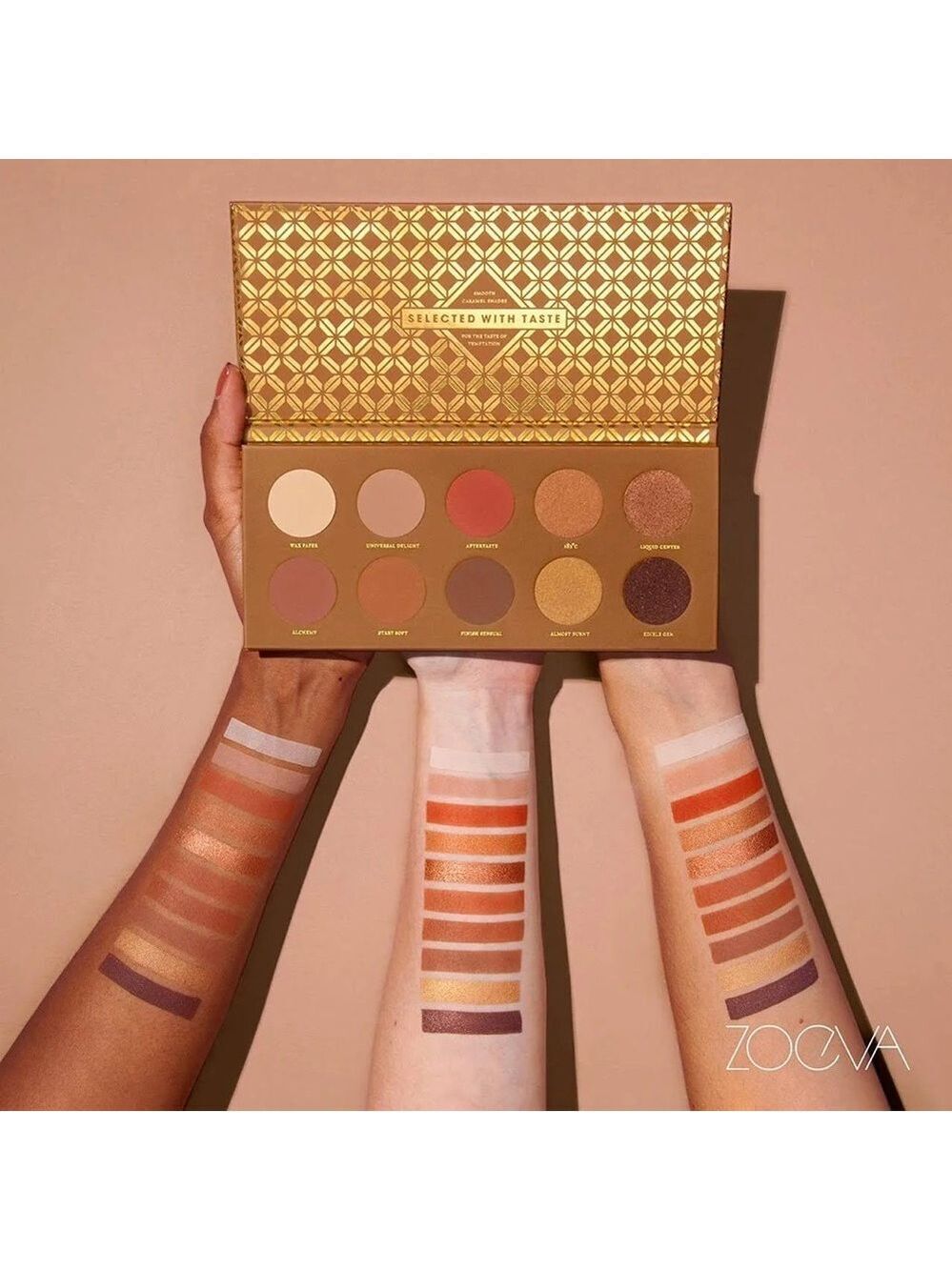 Zoeva Caramel Melange Eyeshadow Palette 10 Shades New In Box - Picture 9 of 12
